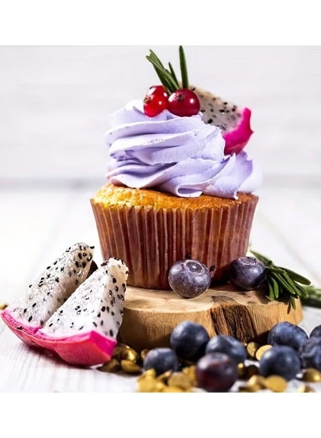 200 قطعة من قوالب الكب كيك المصنوعة من ورق الزبدة المقاوم للدهون، أكواب خبز آمنة غذائياً للكب كيك، والكب كيك، والمكسرات - Image 2